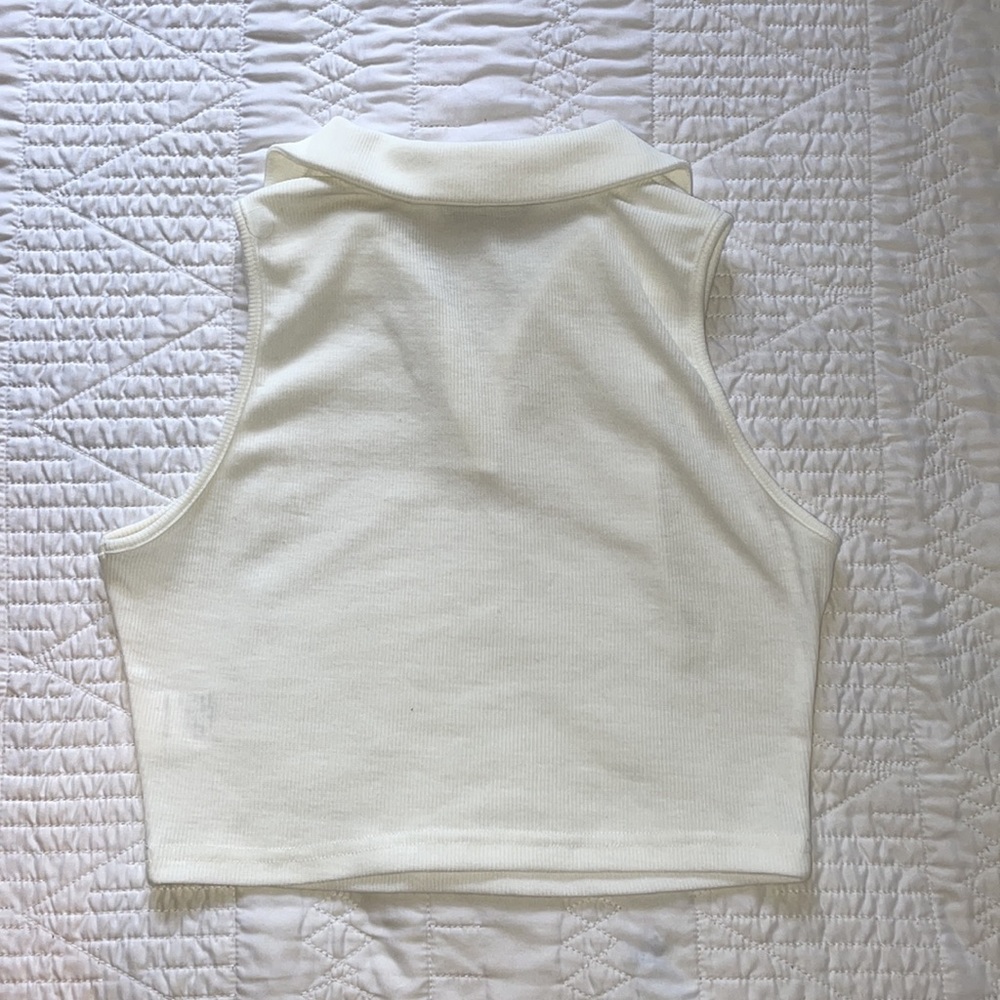 SHEIN Button Half Rib Tank Top - Picture 3 of 6